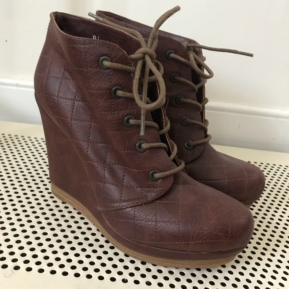 Seychelles Leather Wedges, Anthropologie